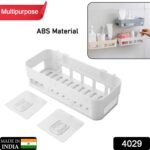ABS Plastic Shower Corner Caddy Shelf with Wall-Mounted Suction Cup - With Dupatta by Nari Haat, Indian ethnic wear, ...
