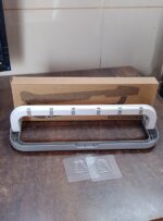 Wall-Mounted Double Bar Towel Holder with Hooks & Adjustable Folding Shelf - Full Detail by Nari Haat, Indian ethnic ...