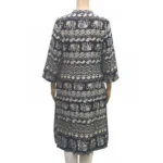 Generic Women's Rayon Kurtis (Black, White, M) - Image 3