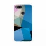 Mobile case cover with 2D geometric shapes pattern