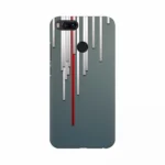 Classic Gray color Lines different Size design mobile case cover