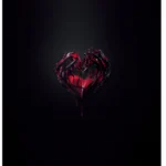 Digital Art Heart Diagram Mobile Case Cover - Image 2