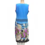 Generic Women's Synthetic Kurtis (Blue, M) - Image 3