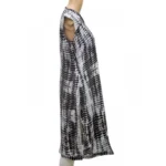 Generic Women's Rayon Kurtis (Black, White, L) - Image 4