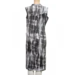 Generic Women's Rayon Kurtis (Black, White, L) - Image 3