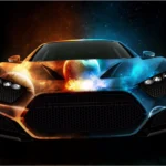 Digital Art Car Mobile Case Cover - Image 2