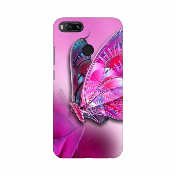 Lavender Butterfly with Cool Background Mobile Case Cover