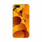 Mobile case cover featuring an autumn leaf design