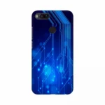 Blue Circuit Mobile Case Cover