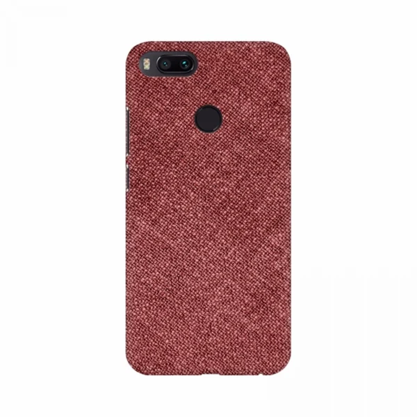 Mobile case cover with a woolen thread texture design