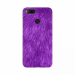 Mobile case cover with a purple coloring hair design