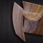 Wooden Curve Chair Mobile Case Cover - Image 2