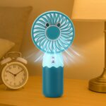 Mini Fan Rechargeable Table Fan Handheld Fan  For Home , Office , Car - Front View by Nari Haat, Indian ethnic wear, ...