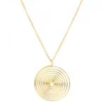High Finished Designer Golden Fashion Necklace - Image 3