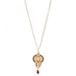 Designer Traditional India Rajasthani Basra Pearl Necklace with Earrings