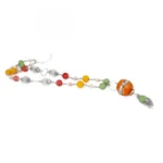 Stone Beads Fashion Silver Necklace - Image 2