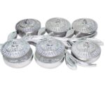 Tree Shape 6 Compartment Mukhwas Dani Serving Tray For Home & Kitchen Use - Neckline Detail by Nari Haat, Indian ethn...