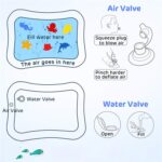 Mat, Baby Water Mat Inflatable Baby Play Mat Activity Center for Infant Baby Toys - Neckline Detail by Nari Haat, Ind...