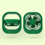 Portable USB Fan Rechargeable 2-Speed 180° Rotating Quiet Personal Fan - Full Detail by Nari Haat, Indian ethnic wea...