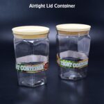 Air Tight Kitchen Storage Container  (Approx - 1100Ml, Set of 2pcs) - Neckline Detail by Nari Haat, Indian ethnic wea...