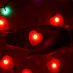 Flameless Candles LED Heart Shape Tea Light Candles Multi Color Electrical Diya Candles Battery Operated Fake Candles...