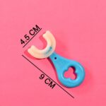 U-Shaped Kids Toothbrush (2–6 Years) with Ultra-Soft Food-Grade Silicone Head - Image 7