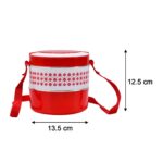 2 Layer Insulated Lunch Box Tiffin - Full Detail by Nari Haat, Indian ethnic wear, women clothing, designer suit