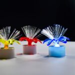 Pack of 12 Mini Fiber Optic LED Table Centerpieces for Diwali - Full Detail by Nari Haat, Indian ethnic wear, women c...