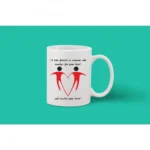 Generic Printed Ceramic Coffee Mug - 1 Pieces, White, 11oz - Image 2