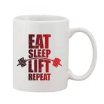 White 11oz Printed Ceramic Coffee Mug