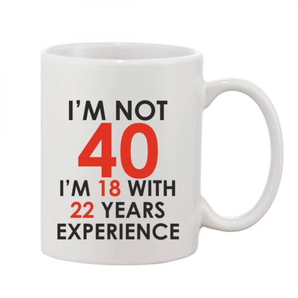 Premium quality 11oz white ceramic coffee mug with vibrant print