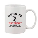 White Printed Ceramic Coffee Mug