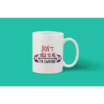 Generic Printed Ceramic Coffee Mug - 1 Pieces, White, 11oz - Image 2