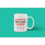 Generic Printed Ceramic Coffee Mug - 1 Pieces, White, 11oz - Image 2