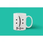 Generic Printed Ceramic Coffee Mug - 1 Pieces, White, 11oz - Image 2