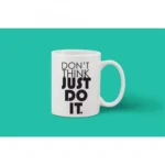 Generic Printed Ceramic Coffee Mug - 1 Pieces, White, 11oz - Image 2