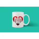 Generic Printed Ceramic Coffee Mug - 1 Pieces, White, 11oz - Image 2