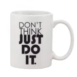 White 11oz Printed Ceramic Coffee Mug