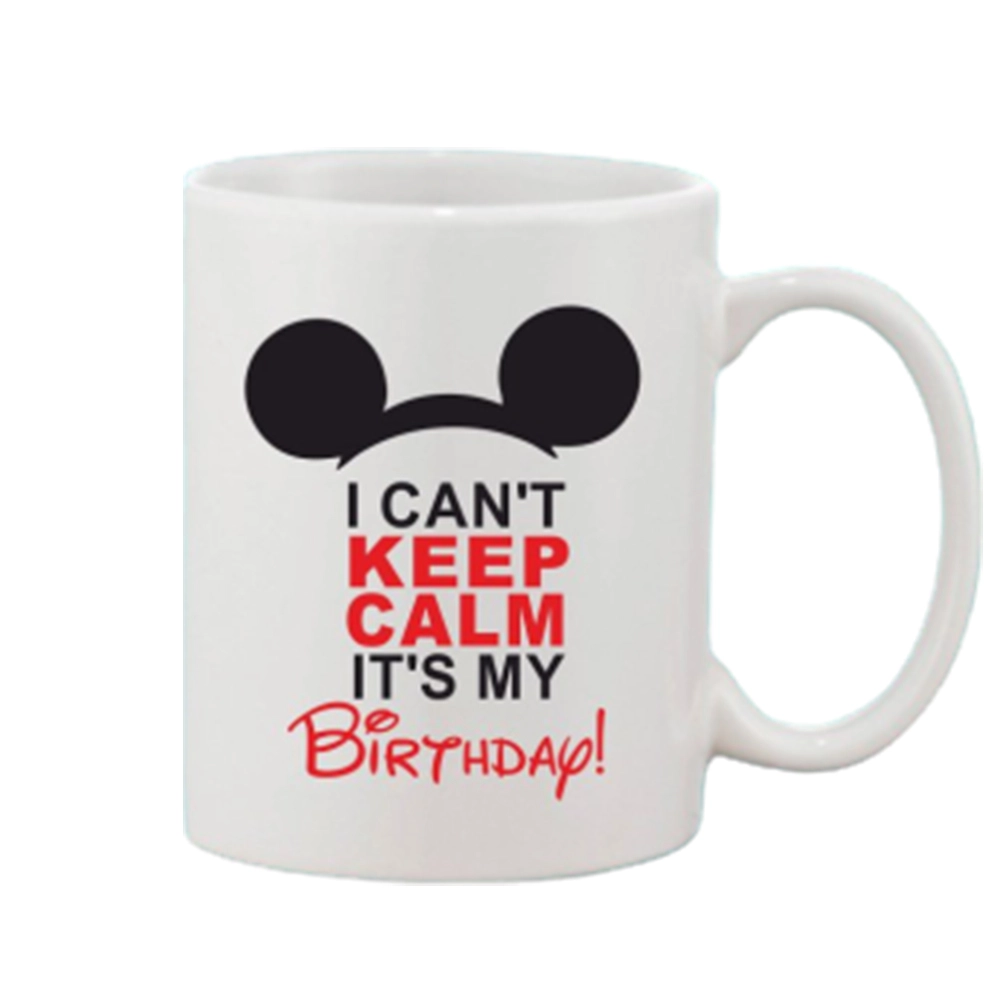 Exclusive Printed White Ceramic Coffee Mug 11oz