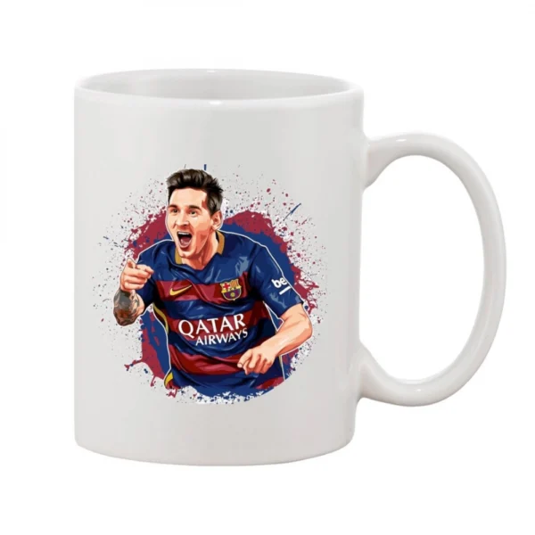 Generic Printed Ceramic Coffee Mug - 1 Pieces, White, 11oz