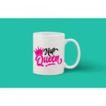 Generic Printed Ceramic Coffee Mug - 1 Pieces, White, 11oz - Image 2