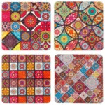 Wooden Coasters for Tea Coffee (Set of 4) - Image 3