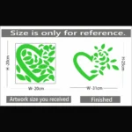 Generic Green Decorative Radium Wall Sticker - Image 2