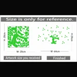 Generic Green Kids Room Decor Radium Wall Sticker - Image 2