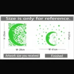 night glow wall stickers