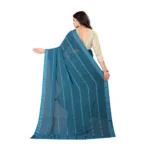 Generic Women's Georgette Silk Saree(Rama ,5-6Mtrs) - Image 2