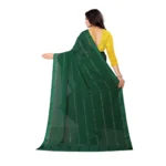 Generic Women's Georgette Silk Saree(Green ,5-6Mtrs) - Image 2