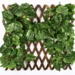 Generic Pack Of 5 Silk Polyester Artificial Grape Leaf Vine Hanging Garland Foliage Flowers Leaf Plants For Wall Decoration (Color: Green,Length: 15 Feet) - Image 2