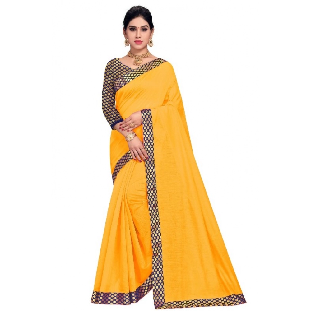 51341281914_7e5510aed4_o_d-1000x1000-1.webp Gold Chanderi Cotton Saree with Lace Border
