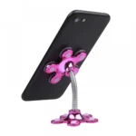 Generic Pack Of_5 Phone Sucking Stand Flower Shape Cell Phone Holder (Color: Assorted) - Image 5